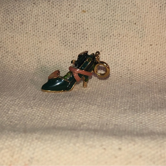 Kenneth J Lane Miniature “Step Out to Fight Breast Cancer” 2004 Shoe Charm - Picture 2 of 9